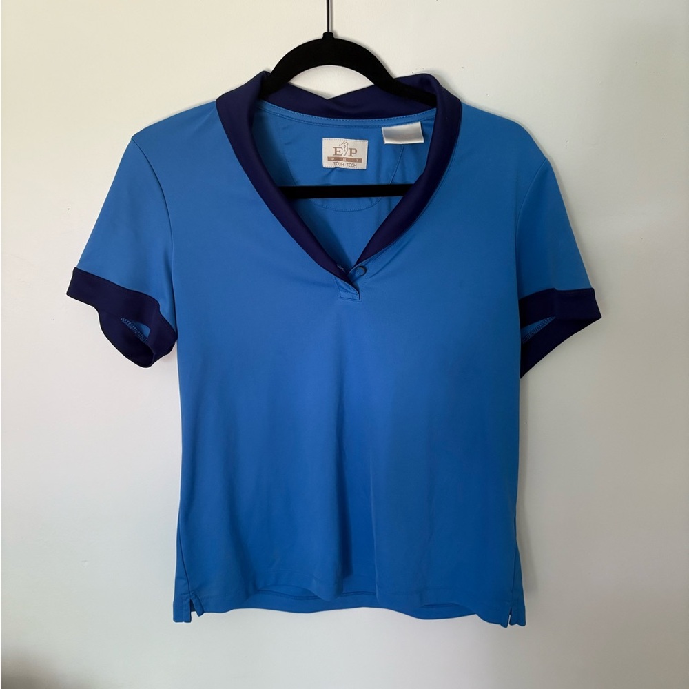 EP Pro Tech Women’s Collared Blue Golf/Active Shirt